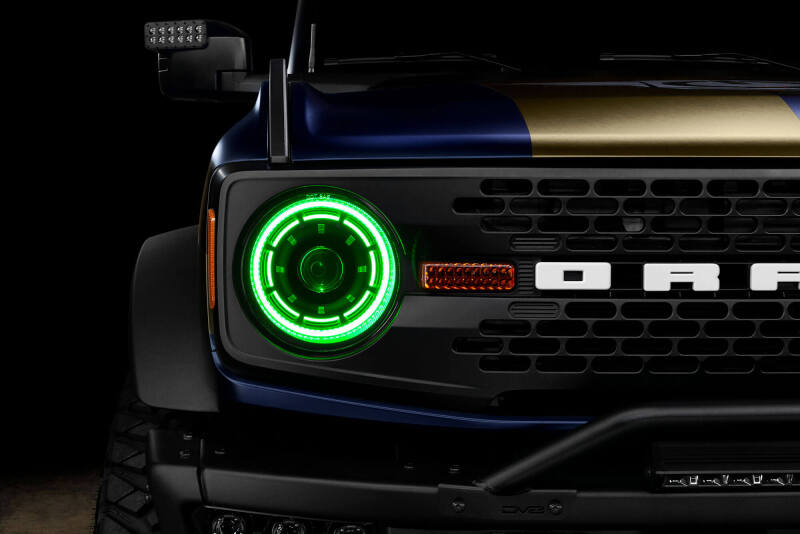 Oracle 2021+ Ford Bronco Oculus Bi-LED Projector Headlights - ColorSHIFT LED