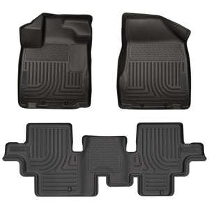 Husky Liners 13-20 Nissan Pathfinder WeatherBeater Front & 2nd Row Floor Liners - Black