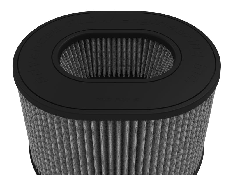 aFe Magnum FORCE Intake Filter w/Pro DRY S 5-1/2IN F x (12-1/4x9-3/4)IN B x (11-1/4x8-3/4)IN Tx8IN