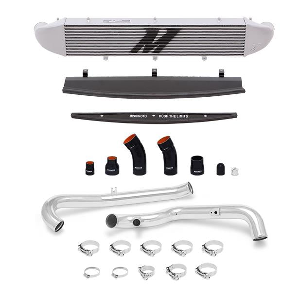 Mishimoto 2014-2016 Ford Fiesta ST 1.6L Front Mount Intercooler (Silver) Kit w/ Pipes (Silver)