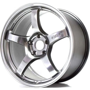 Gram Lights 57CR 19x9.5 +25 5x112 Grace Silver Wheel (MOQ 20 PCS)