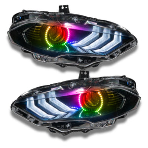 Oracle 18-21 Ford Mustang LED Headlight Halo Kit - ColorSHIFT