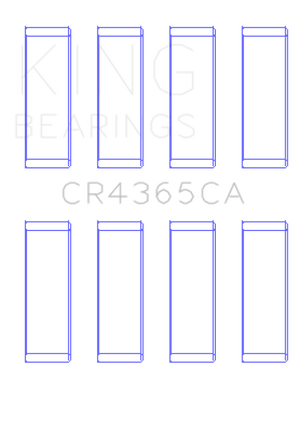 King Engine Bearings Ford ZETec S/Ecoboost1.6 (Size +0.75mm) Connecting Rod Bearing Set