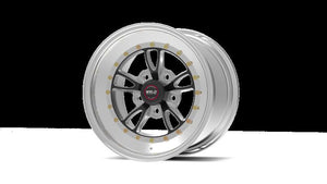 Weld Full Throttle 15x7 / 5x4.5 BP / 3.5in. BS Black Wheel - Polished Non Beadlock