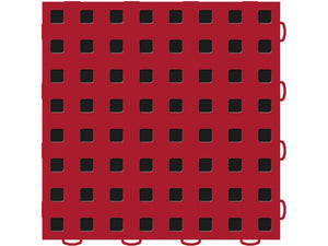 WeatherTech TechFloor - 3in X 12in Tiles(Right Loop) - Red/Black **Order in Qtys of 10