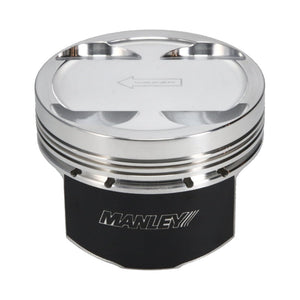 Manley 03-06 Mitsubishi Evo 8/9 4G63T 87mm +2.0mm Bore 8.5/9.0:1 Dish Extreme Duty Pistons w/ Rings