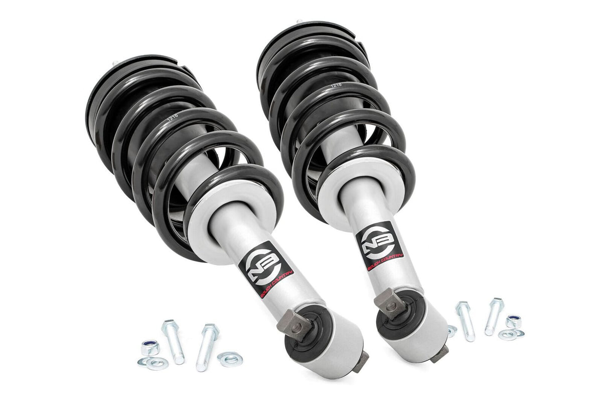 Rough Country N3 Leveling Struts 2 Inch | Loaded Strut | Chevy/GMC 1500 Truck & SUV (07-14)