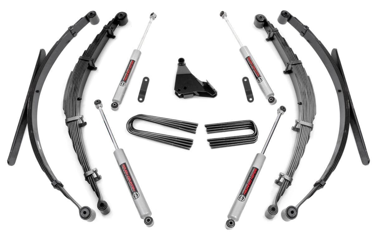 Rough Country 4 Inch Lift Kit | Ford F-250/F-350 Super Duty 4WD (1999-2004) - Kit 50130