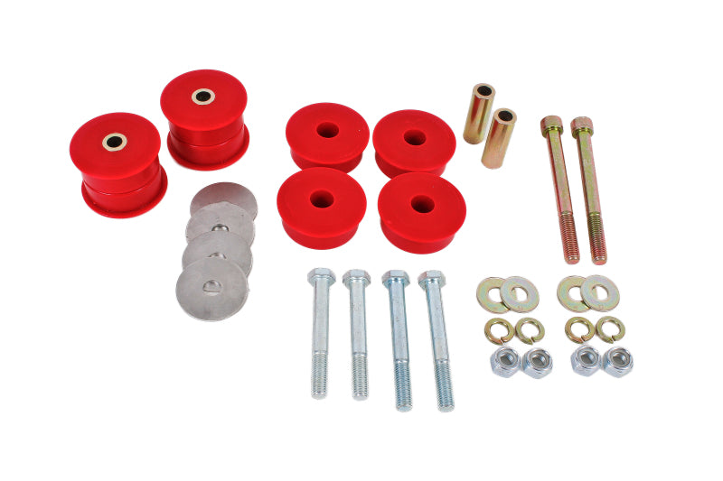 BMR 15-17 S550 Mustang Differential Bushing Kit (Polyurethane) - Red