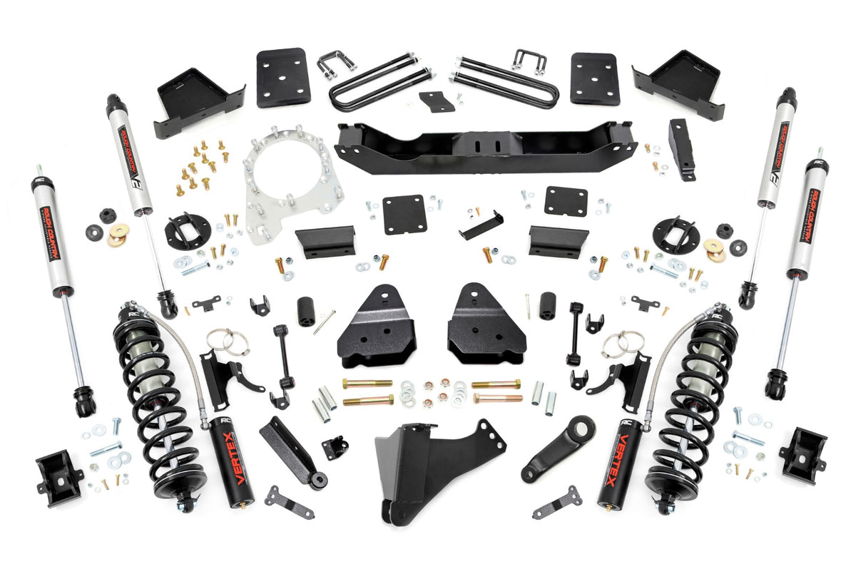 Rough Country 6 Inch Lift Kit | Ford F-250/F-350 Super Duty 4WD (17-22) - Kit 50356