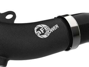 aFe 2024+ Jeep Wrangler JL L4-2.0L (t) BladeRunner 2-1/2in Aluminum Hot Charge Pipe - Black