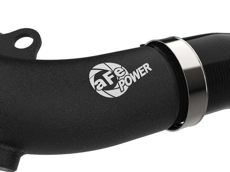 aFe 2024+ Jeep Wrangler JL L4-2.0L (t) BladeRunner 2-1/2in Aluminum Hot Charge Pipe - Black