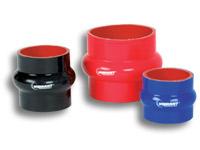 Vibrant 4 Ply Reinforced Silicone Hump Hose Connector - 5in I.D. x 3in long (BLACK)