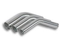 Vibrant 1.5in O.D. Universal Aluminum Tubing (45 degree bend) - Polished