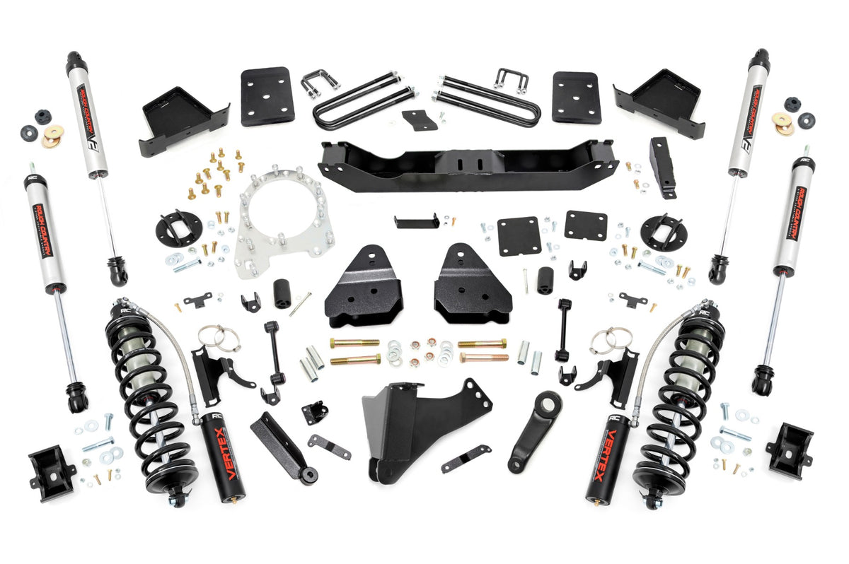 Rough Country 4.5 Inch Lift Kit | Ford F-250/F-350 Super Duty 4WD (2017-2022) - Kit 55056