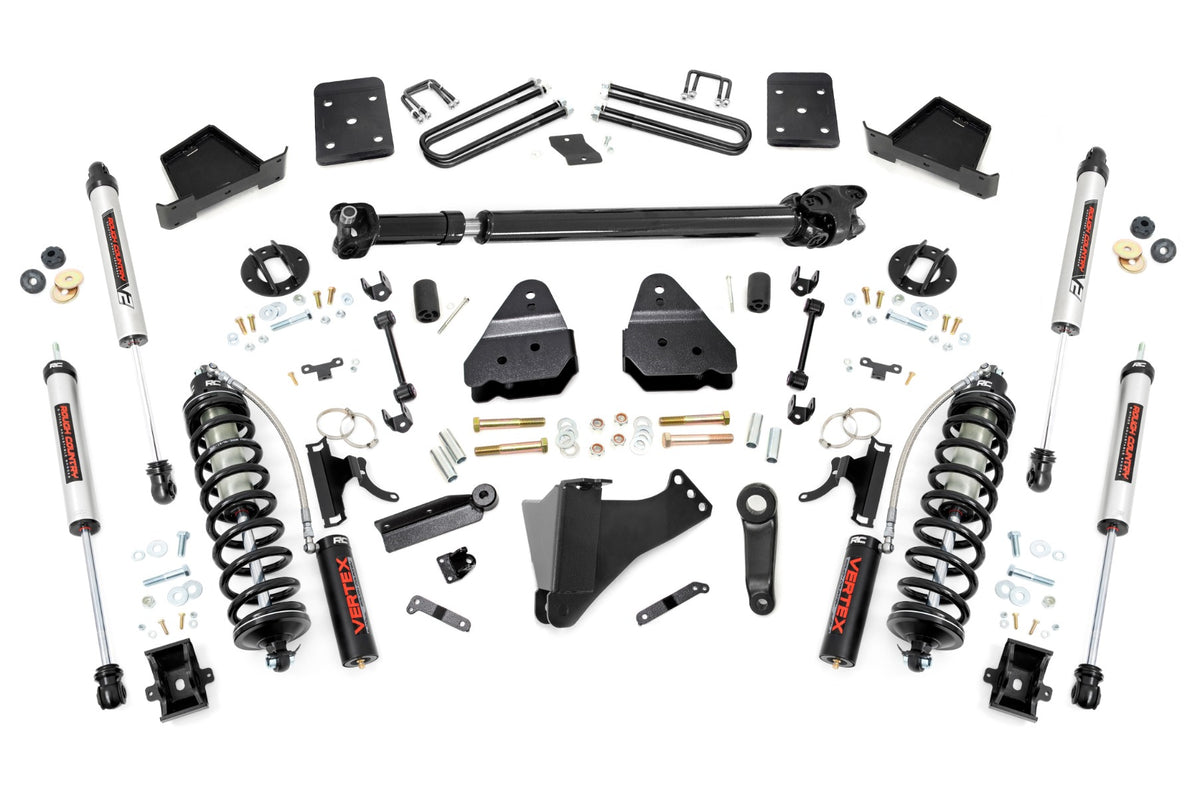 Rough Country 4.5 Inch Lift Kit | Ford F-250/F-350 Super Duty 4WD (2017-2022) - Kit 55056