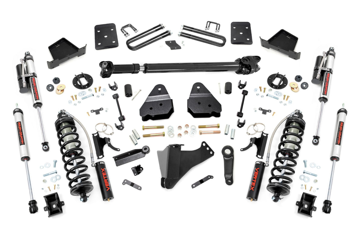 Rough Country 4.5 Inch Lift Kit | Ford F-250/F-350 Super Duty 4WD (2017-2022) - Kit 55056
