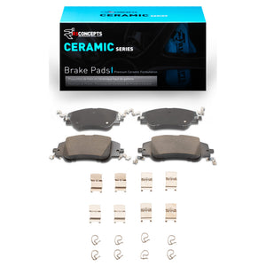 R1 22-23 Peugeot 2008 (Mexico) Front Ceramic Pads & Hardware Kit