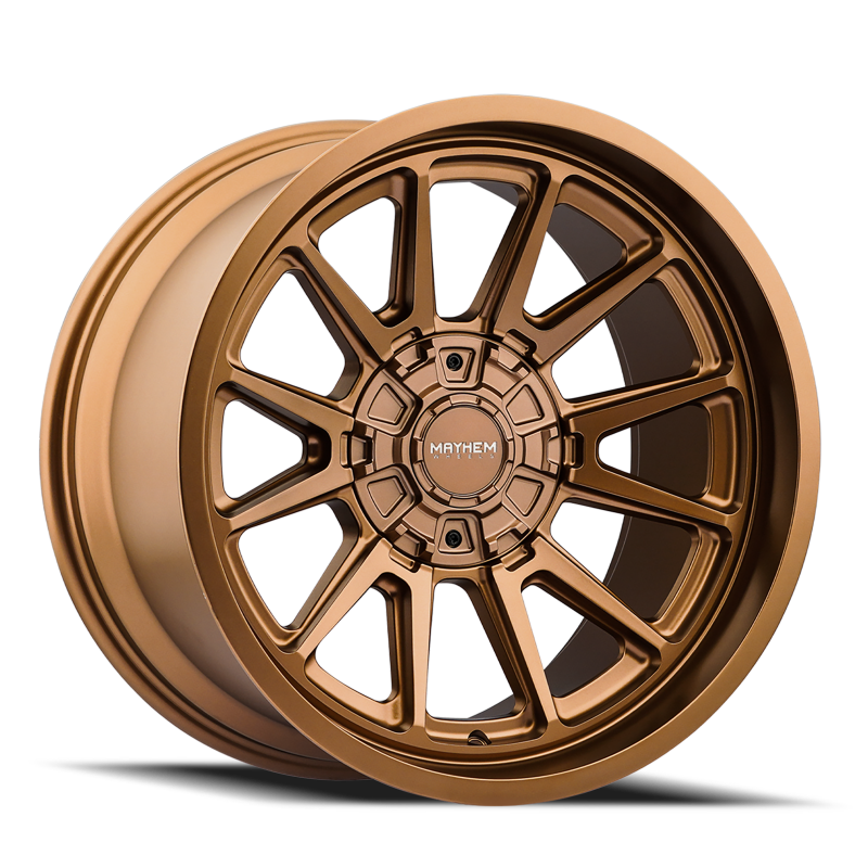 Mayhem 8116 Intrepid 20x10 / 5x127/139.7 BP / -24mm Offset / 87mm Hub Matte Bronze Wheel