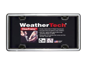 WeatherTech ClearFrame Kit - Brushed Stainless