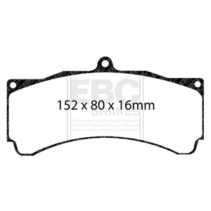 EBC Brakes Yellowstuff Performance Brake Pads