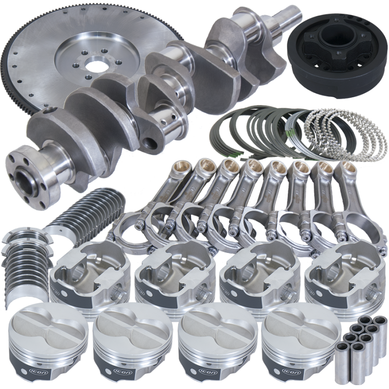 Eagle Ford 302 3.400in Crank 5.400in I-Beam Rods 4.040in Pistons 157 Tooth FW Balanced Assembly