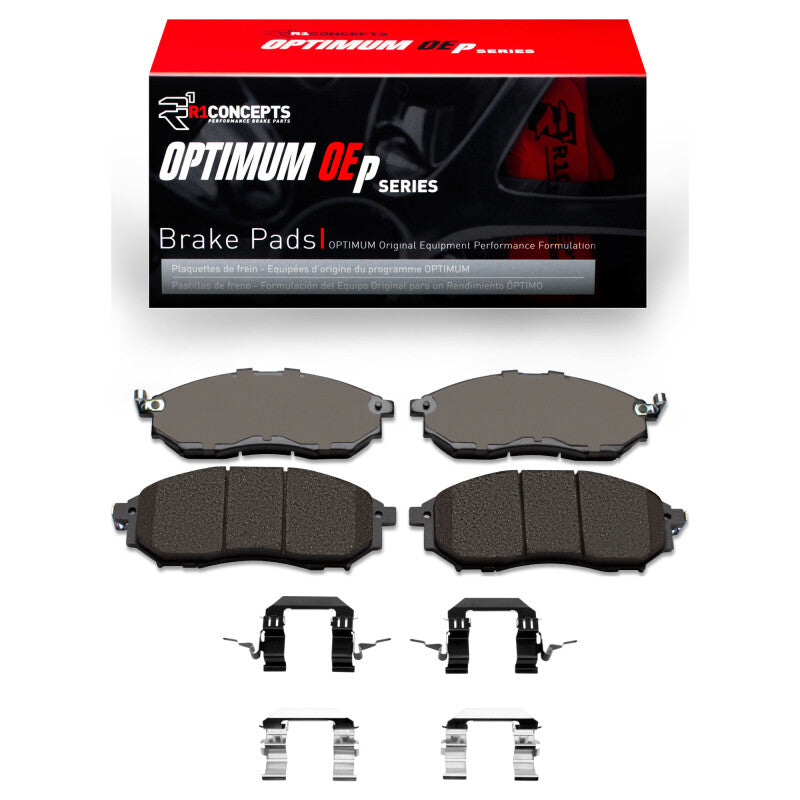 R1 2002-2020 Infiniti QX70 Front R1 Optimum OE Pads & Hardware Kit