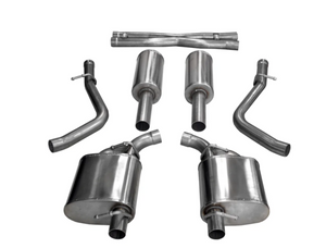 Corsa 2015-2023 Dodge Challenger 3.6L 2.5in Cat-Back Dual Rear Exit (re-uses stock exhaust bezel)