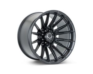 Vossen HFX-2 22x10 - 8x170 - ET18 - Super Deep Face - 125.1 - Satin Black Wheel
