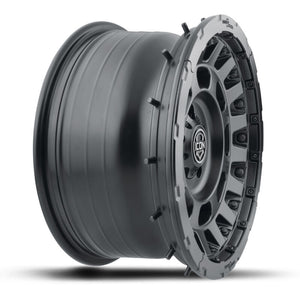 ICON Hammer Pro 17x8.5 / 6x5.5 / 0mm / 4.75in BS - Satin Black