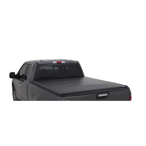 Lund 05-17 Nissan Frontier (5ft. Bed w/o Utility Track) Genesis Tri-Fold Tonneau Cover - Black