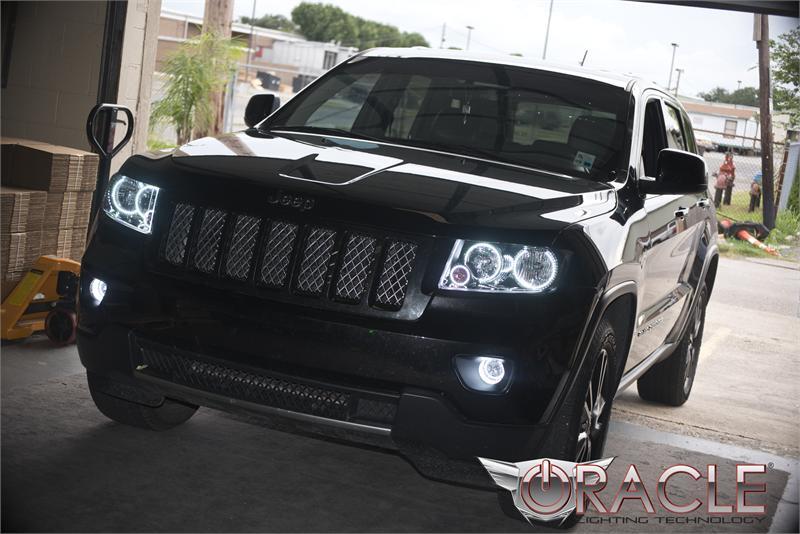 Oracle Jeep Grand Cherokee 11-13 Triple Halo Kit - ColorSHIFT