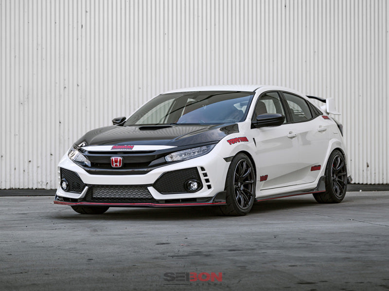 Seibon 16-21 Honda Civic OEM-Style Carbon Fiber Front Grill