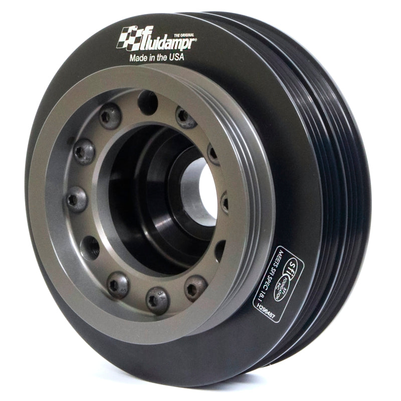 Fluidampr Honda All B Series PS Air / Alt Pulley Steel Internally Balanced Damper