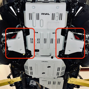 Rival 2024-Present Toyota Tacoma 4th Gen Aluminum Lower Controls Skid Plate