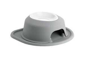 WeatherTech Pet Feeding System Single High 16oz 4in. Poly Bowl - Dark Grey