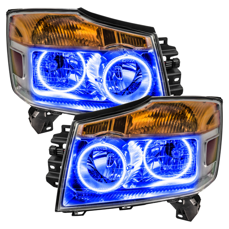 Oracle Nissan Titan 04-07 Halo Kit - ColorSHIFT w/ Simple Controller