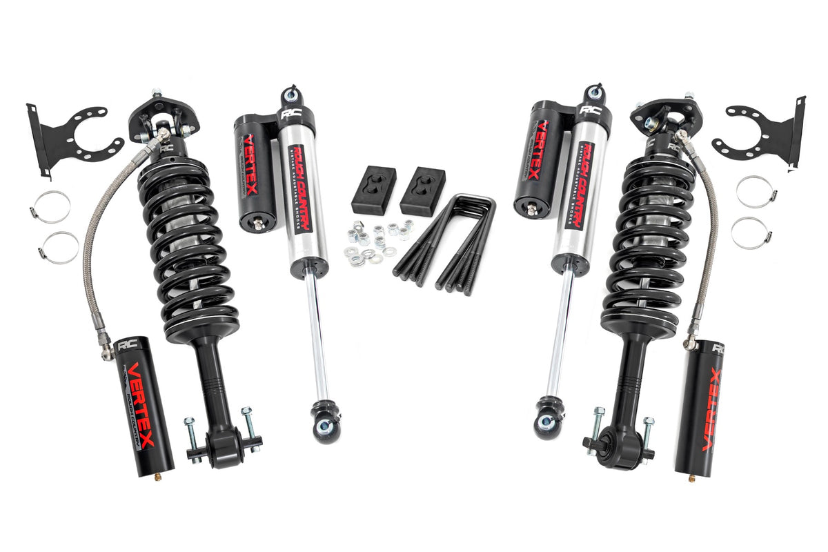 Rough Country 2 Inch Lift Kit Lifted Struts | Ford F-150 4WD (2014-2020)