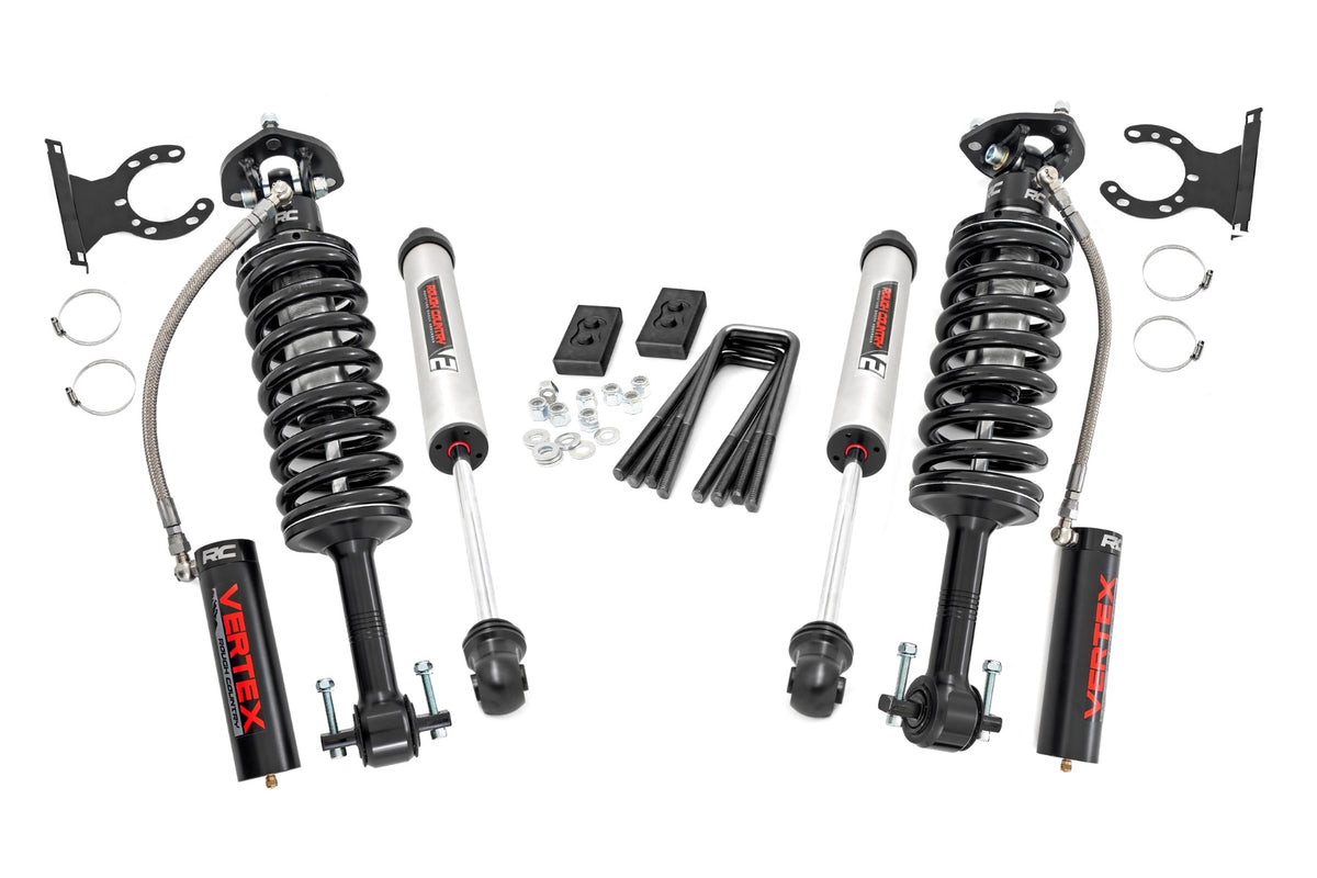 Rough Country 2 Inch Lift Kit Lifted Struts | Ford F-150 4WD (2014-2020)