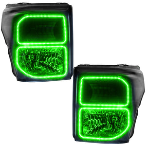 Oracle 11-16 Ford F250/350 LED HL - Black - ColorSHIFT