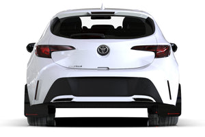 Rally Armor 18-26 Toyota Corolla Hatchback Black UR Mud Flap Red Logo