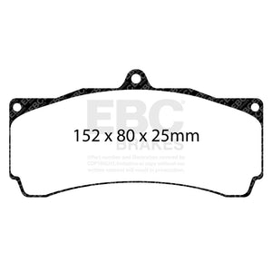 EBC Brakes Yellowstuff Performance Brake Pads