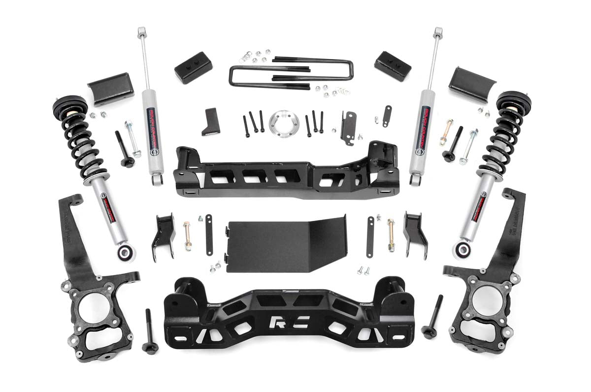 Rough Country 4 Inch Lift Kit | Ford F-150 4WD (2011-2013)