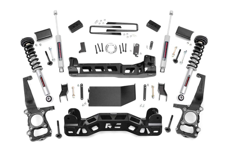 Rough Country 4 Inch Lift Kit | Ford F-150 4WD (2011-2013)
