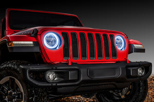 Oracle Jeep Wrangler JL/Gladiator JT LED Surface Mount Headlight Halo Kit - ColorSHIFT