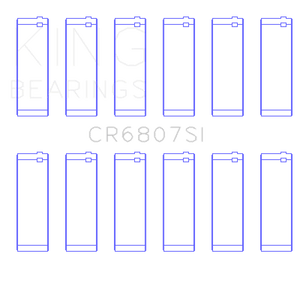 King Engine Bearings Ford V6 Triton/Ohv (Od+.002in) (Size +0.75mm) Connecting Rod Bearing Set