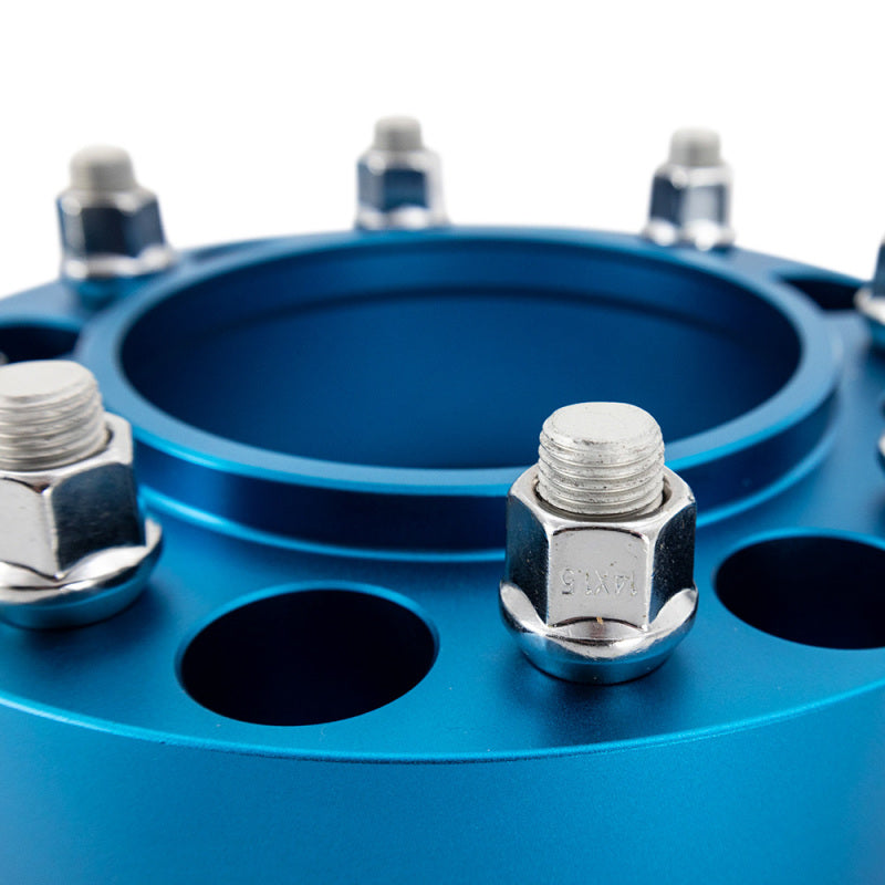 Mishimoto Wheel Spacers - 6x139.7 - 78.1 - 38.1mm - M14x1.5 - Blue