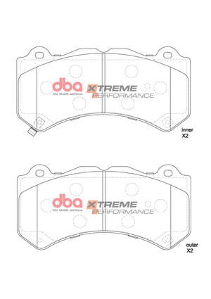 DBA 18-22 Jeep Grand Cherokee Trackhawk XP Performance Front Brake Pads