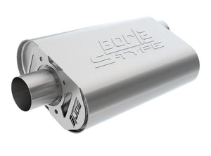 Borla CrateMuffler SBC Hot 350/383 2.5in Offset/Center 14in x 4.35in x 9in S-Type Muffler