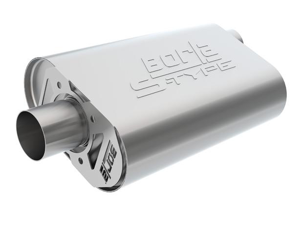 Borla CrateMuffler SBC Hot 350/383 2.5in Offset/Center 14in x 4.35in x 9in S-Type Muffler